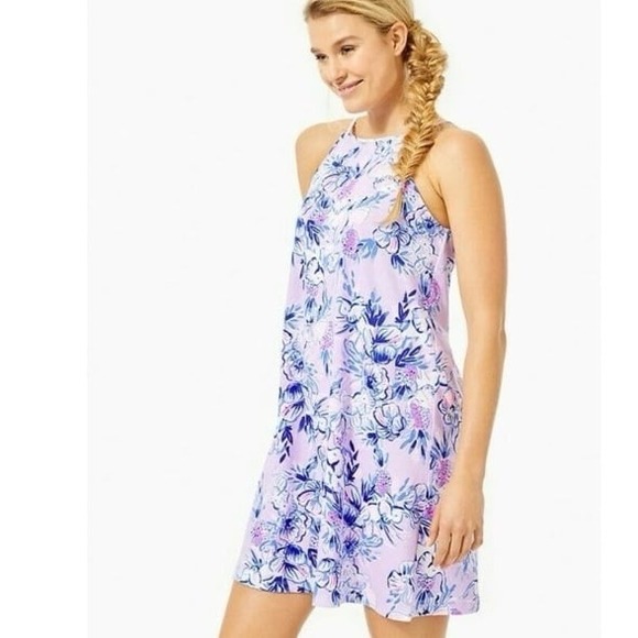 Lilly Pulitzer Dresses & Skirts - Lilly Pulitzer MARGOT DRESS Light Lilac Trunks In The Air Purple medium
